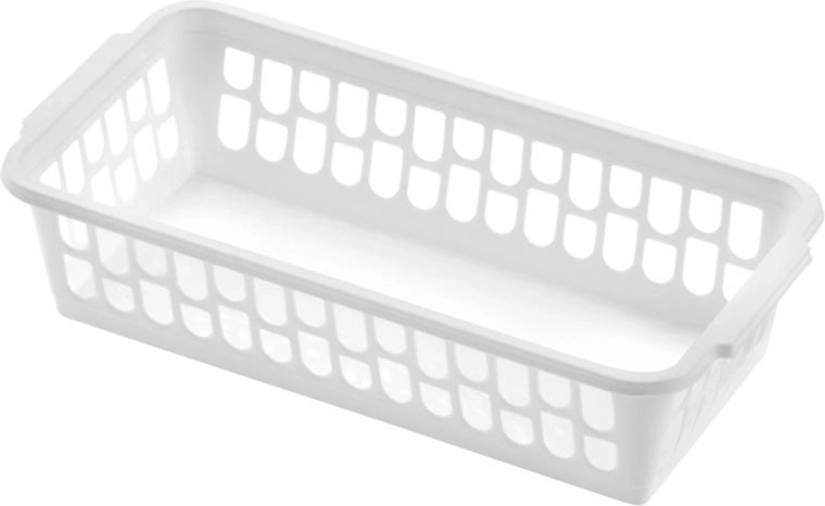 Plastowy koszyk Heidrun 20 × 10 × 5 cm, mix kolorów