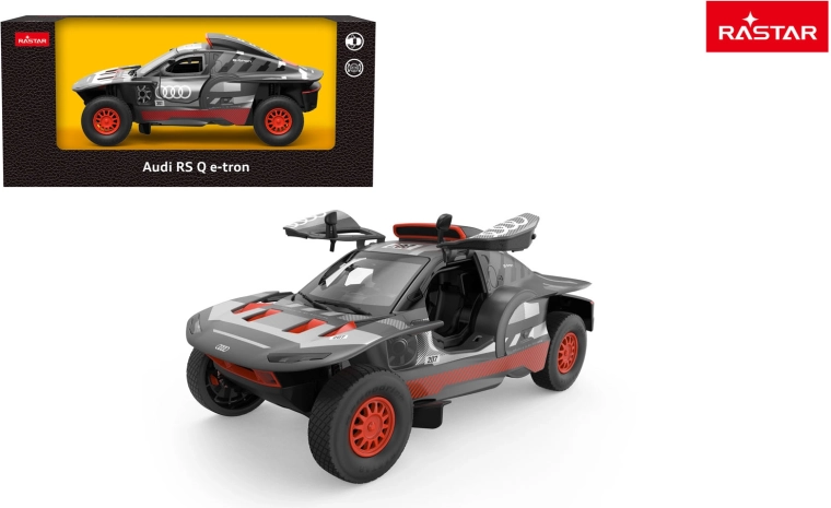 Metalowy model samochodu Rastar Audi RS Q e-tron 1:24 szary