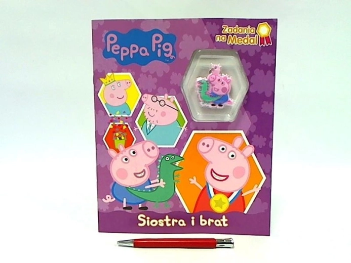 Zadania i kolorowanki Świnka Peppa: siostrzyczka