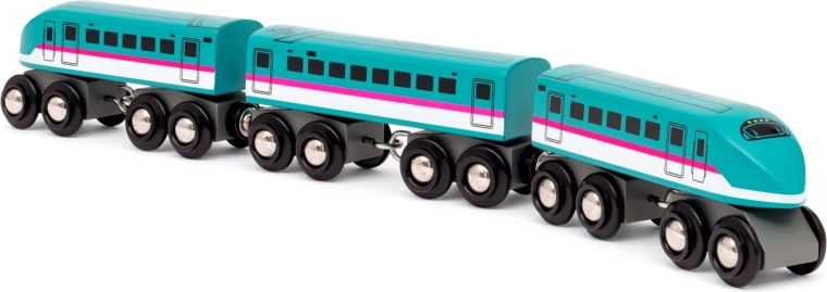 Drewniany pociąg Shinkansen Hayabusa E5 – edycja Pociągi Świata