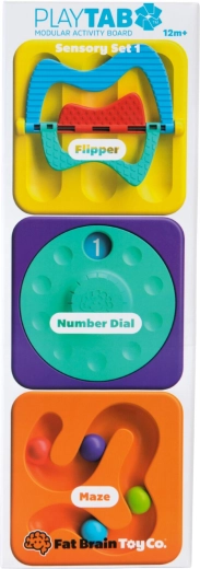 Fat Brain zestaw sensorycznych zabawek PlayTab Tile Set 1