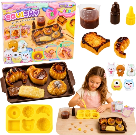 Kreatywny zestaw DIY do tworzenia squishy – słodkie wypieki