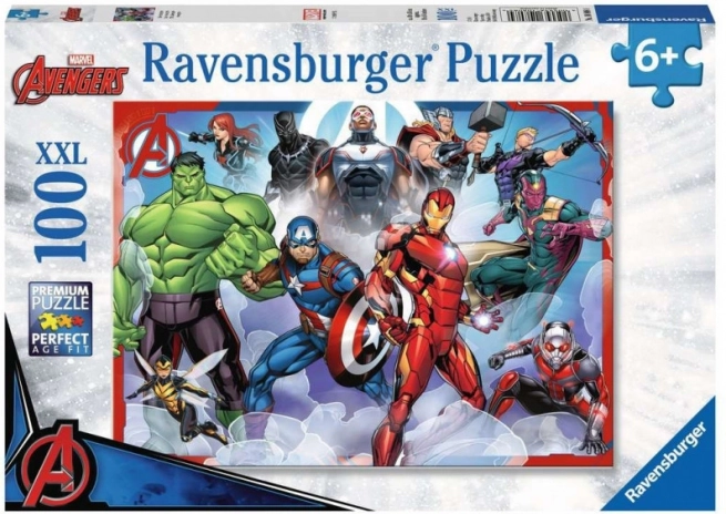 Ravensburger puzzle dziecięce Marvel Avengers 100 elementów