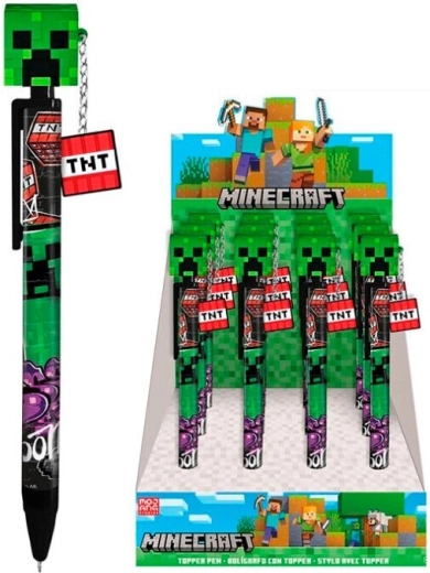 Długopis Minecraft z topperem 3D