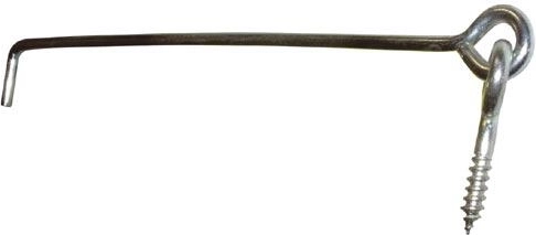 Haki do okien i drzwi ocynkowane – zestaw 10 szt.