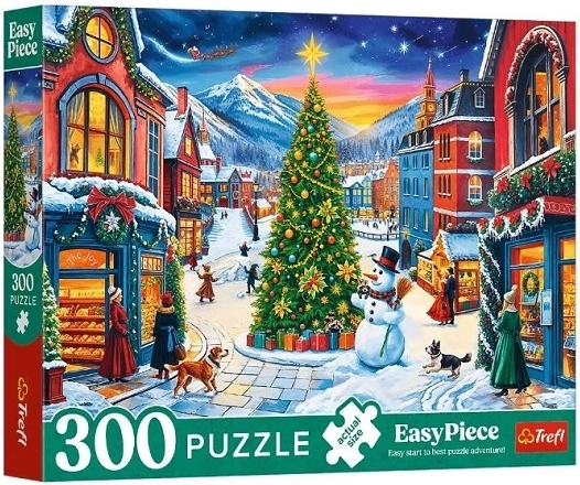 Puzzle EasyPiece 300 elementów – świąteczne miasteczko