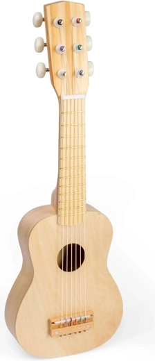 Drewniana gitara dziecięca naturalna BIGJIGS TOYS