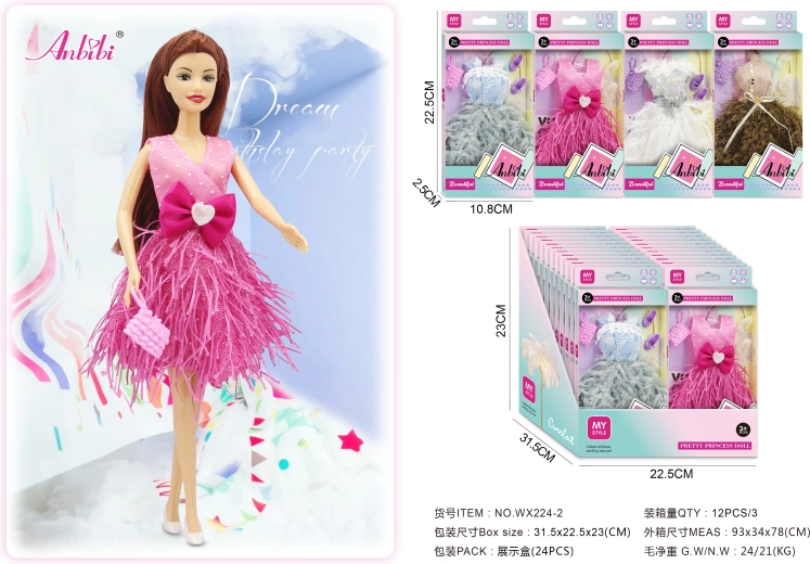 Modne sukienki dla lalek – różne rodzaje