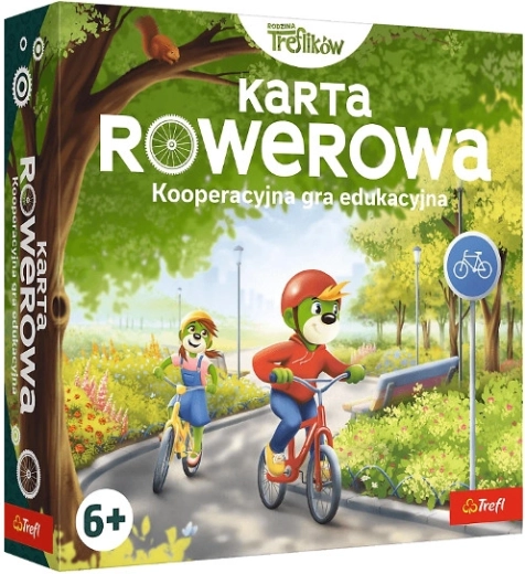 Kooperacyjna gra planszowa Karta rowerowa – edukacja komunikacyjna