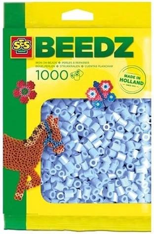 SES Creative Koraliki do prasowania – jasnoniebieskie, 1000 szt.