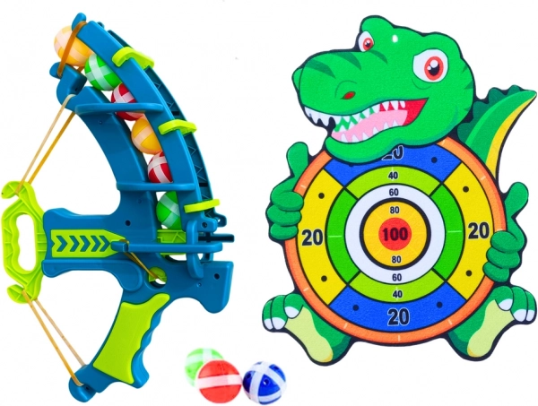 Zestaw do łucznictwa z dinozaurami dla dzieci