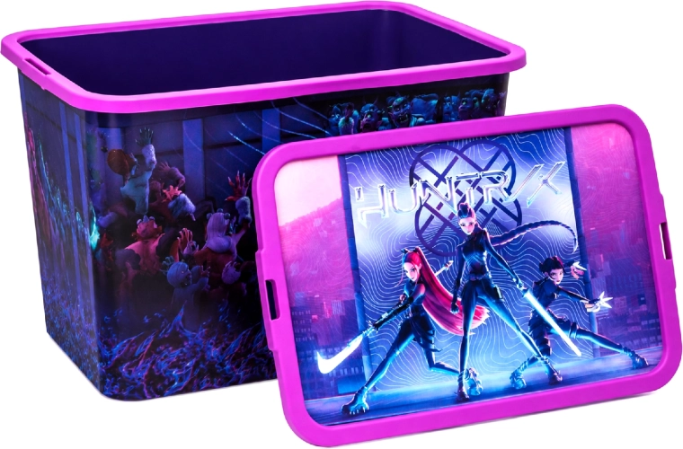 Pojemnik do przechowywania K-Pop Demon Hunters z pokrywką na klips 7 l