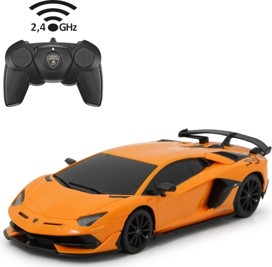 Jamara Lamborghini Aventador SVJ RC auto 1:24 pomarańczowe 2,4 GHz - 1 sztuka