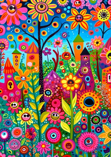 Enjoy puzzle Figlarny ogród 1000 elementów