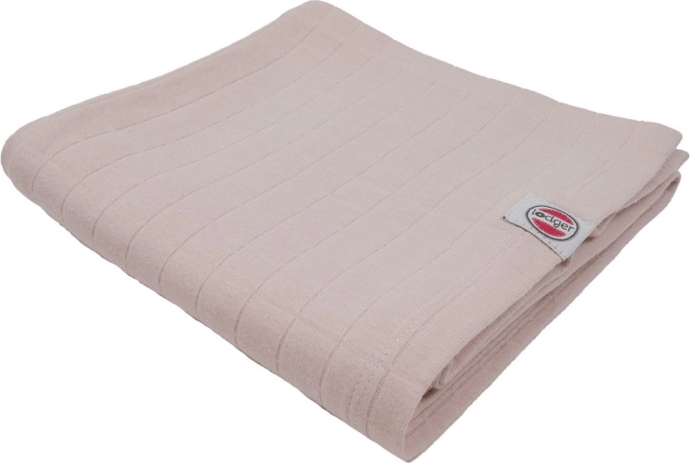 Lodger swaddler z organicznej bawełny Solid Powder 70 × 70 cm - 1 sztuka