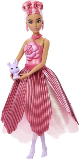 Barbie Petal Pop kwiatowa niespodzianka – czerwona róża