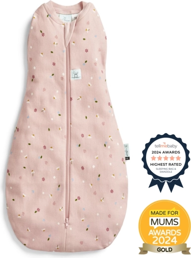 Ergopouch otulacz i śpiworek 2w1 Cocoon Daisies 0,2 tog (3–6 miesięcy, 6–8 kg)