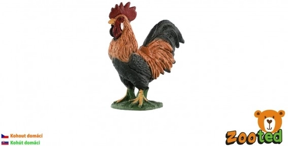 Plastowa figurka koguta 5cm