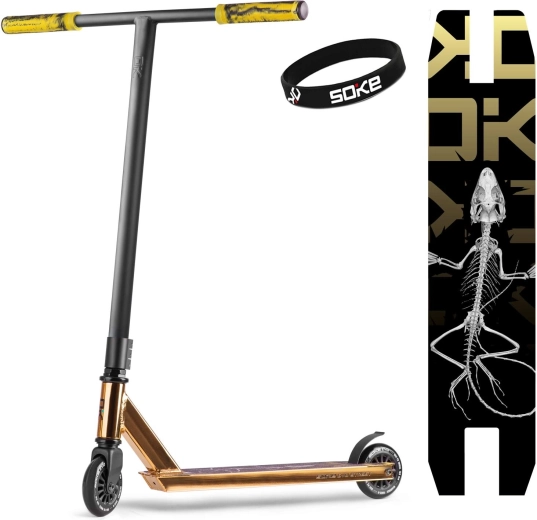 Hulajnoga freestyle Soke EVO street gold