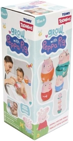 Tomy Peppa Pig matrioszka – rodzinka Peppy do kąpieli