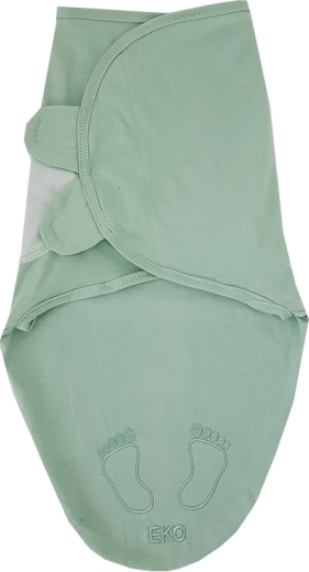 EKO bawełniany rożek Ulitka mint dla niemowląt 3–6 kg