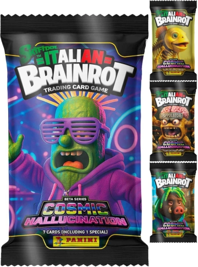 Panini Skifidol Italian Brainrot TCG Cosmic Hallucination booster - 1 szt.