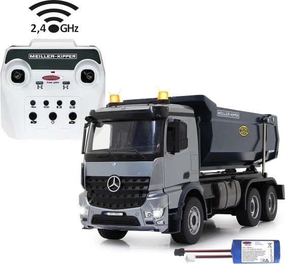 Zdalnie sterowana wywrotka Mercedes-Benz Arocs Meiller Metal 1:20