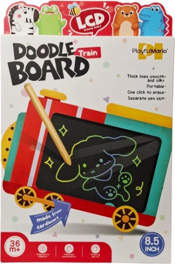 Tablet do rysowania LCD w kształcie pociągu