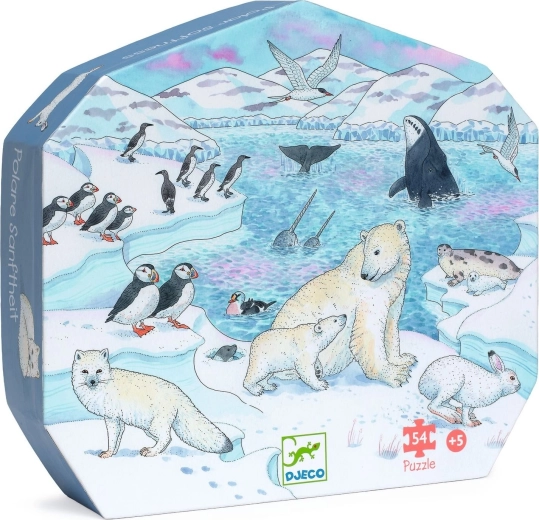 Puzzle Djeco Antarktyda 54 elementy