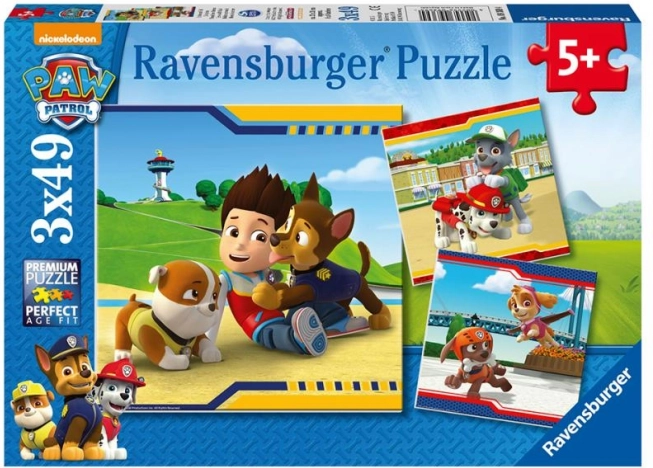 Ravensburger puzzle Psi Patrol Najlepsi Przyjaciele 3×49 elementów