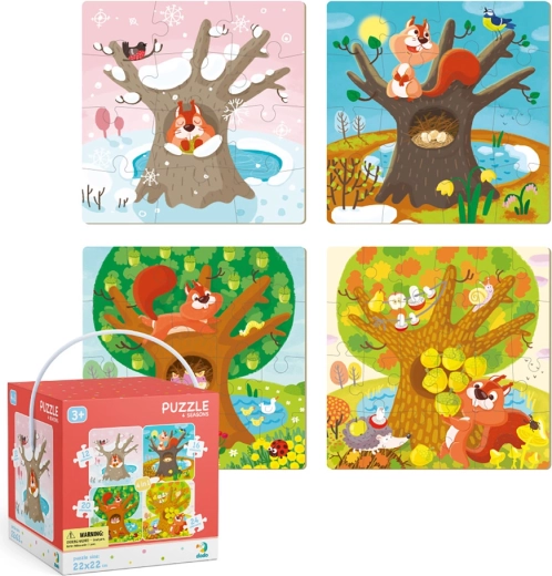 Puzzle 4w1 Pory roku