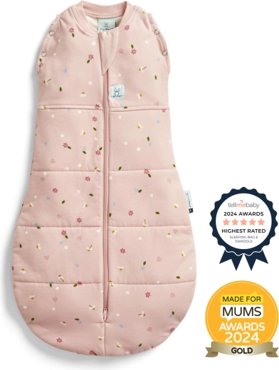 ErgoPouch otulacz i śpiworek 2w1 Cocoon Daisies 2,5 tog (6–12 miesięcy)