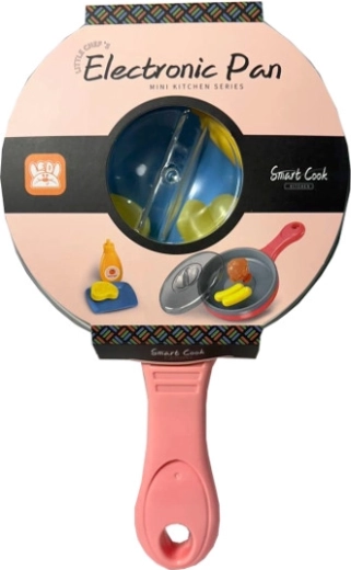 Zestaw kuchenny z patelnią na baterie zmieniającą kolor jedzenia