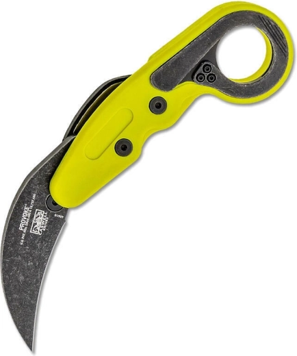 CRKT Provoke Zap kieszonkowy karambit z kinematycznym otwieraniem, zielony