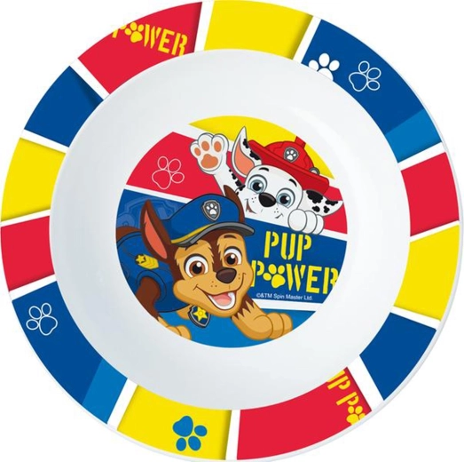 Plastowa miska PAW PATROL 16 cm niebieska