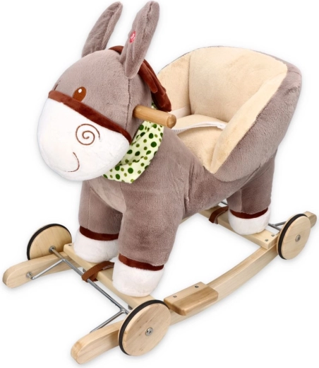 Adam Toys bujany osiołek z siedziskiem i kółkami - 1 szt.