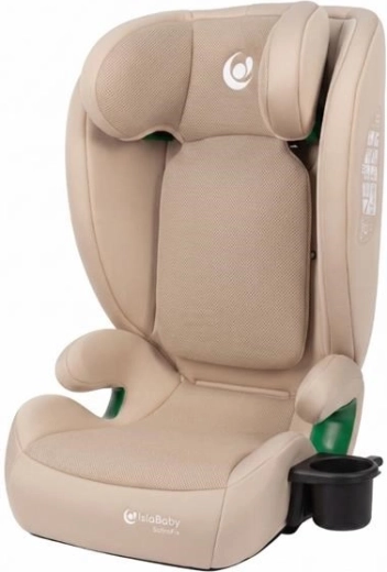IslaBaby SafiroFix i-Size fotelik samochodowy 100–150 cm ISOFIX mesh beige