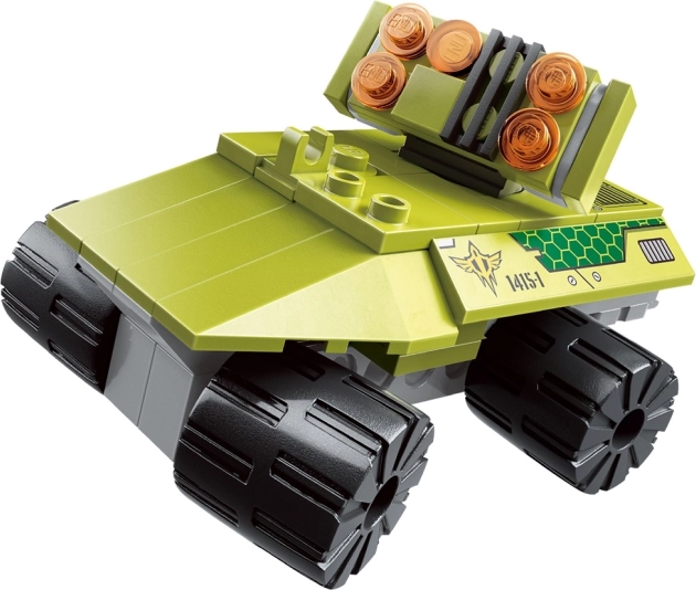 Qman thunder expedition radarowy samochód sky-eye – mini zestaw 81 elementów