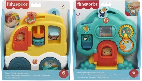 Fisher-Price Odkrywamy ze zwierzątkami – interaktywna zabawka dla niemowląt
