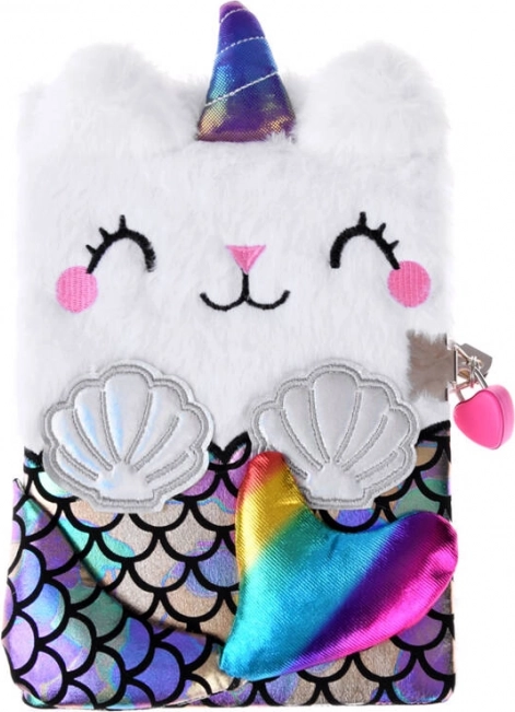 Dziennik z kluczem Koci Jednorożec Syrena