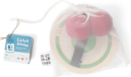 Gra w łapanie z piłką i łapkami na rzep dla dzieci