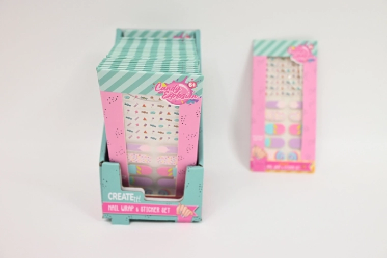Create it! Candy zestaw naklejek na paznokcie