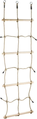 Siatka linowa z drewnianymi uchwytami 2 m