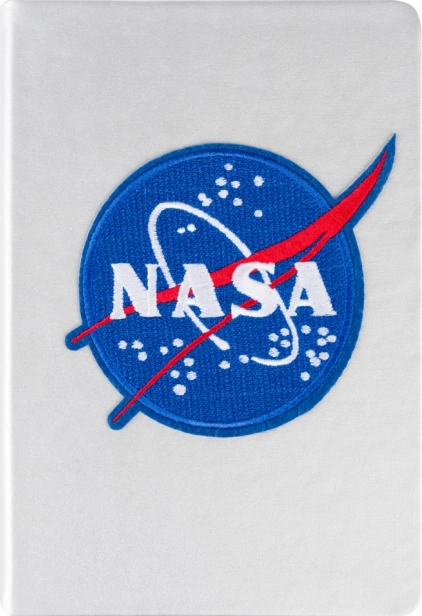 Notatnik BAAGL NASA srebrny, w linie