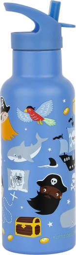 A Little Lovely Company stalowa butelka na napoje Piraci 500 ml