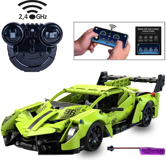 CaDA Phantom Ghost RC zestaw konstrukcyjny supersamochodu 1:14 zielony