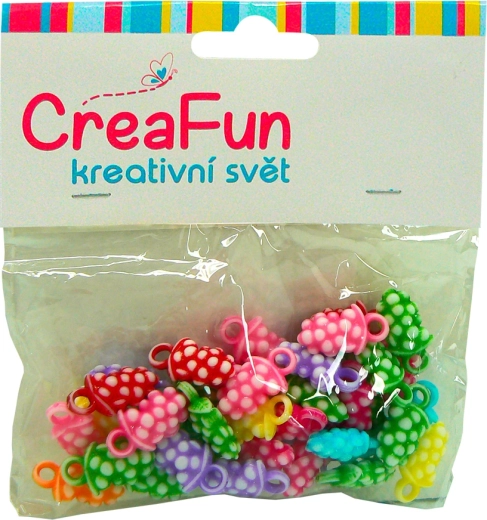 Zestaw breloków truskawka – 4 szt.