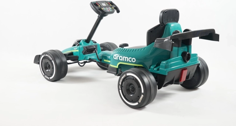 Pojazd na pedały ASTON MARTIN zielony