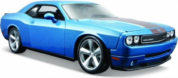 Maisto Dodge Challenger SRT8 2008 metalowy model 1:24 metaliczny niebieski