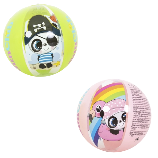 Nadmuchiwana piłka plażowa Panda 40 cm, mix wzorów